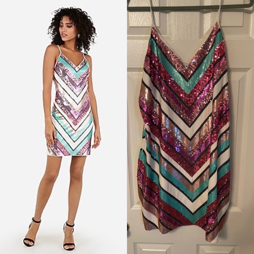 Sequin mini dress